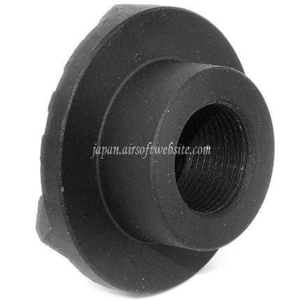 Airsoft Website 30mm ストライクフェイス クッキータイプ マズルブレーキ フラッシュハイダー（-14mm 逆ネジ式バレルライフル用） ブラック