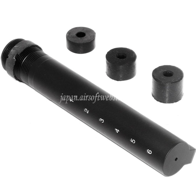5KU 6ポジションストックバッファーチューブアダプター WESTERN ARMS WA G&P WOC M4 M4A1シリーズ GBBライフル エアソフト ブラック