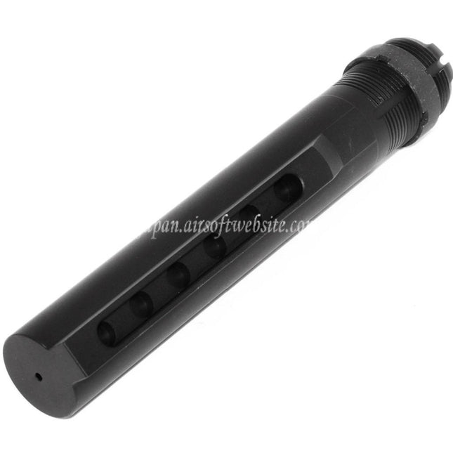 5KU 6ポジションストックバッファーチューブアダプター WESTERN ARMS WA G&P WOC M4 M4A1シリーズ GBBライフル エアソフト ブラック