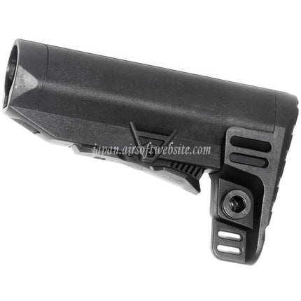 Airsoft Website 伸縮式テレスコープストック M4/M16 AEGライフル対応 ブラック