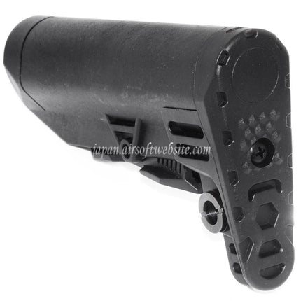 Airsoft Website 伸縮式テレスコープストック M4/M16 AEGライフル対応 ブラック