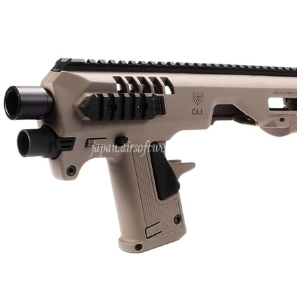 CAA Roni ピストルカービンコンバージョンキット KSC、VFC、Umarex、東京マルイ G17、G18C、G19、G23Fシリーズ GBBピストル対応 エアソフトガン