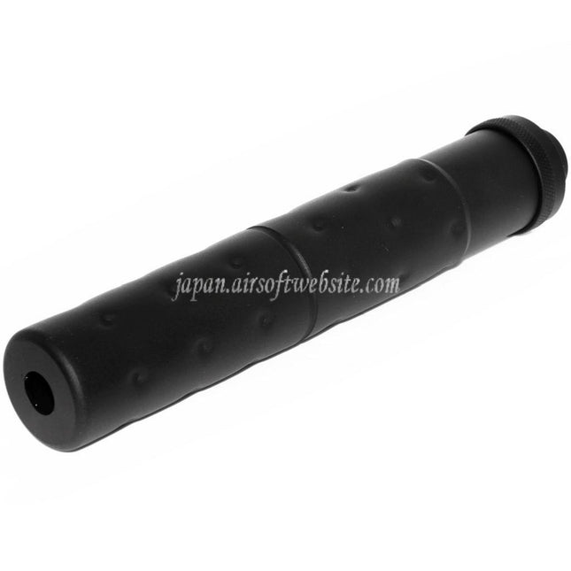 CYMA 195mm MK23スタイル サプレッサー サイレンサー バレルエクステンション -14mm CCW 反時計回り ネジ式バレル ライフル用 ブラック