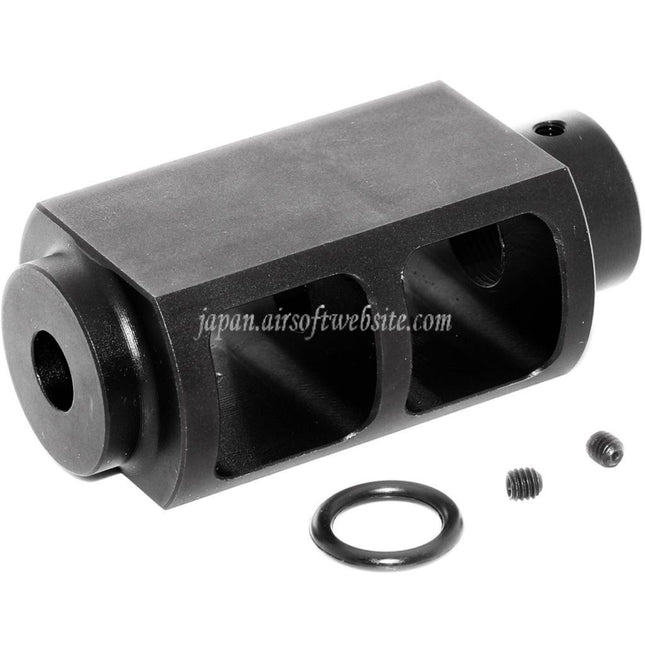 Airsoft Website 76mm M700 タクティカルボルトアクションスナイパーマズルブレーキフラッシュハイダー -14mm逆ネジバレルライフル対応 ブラック