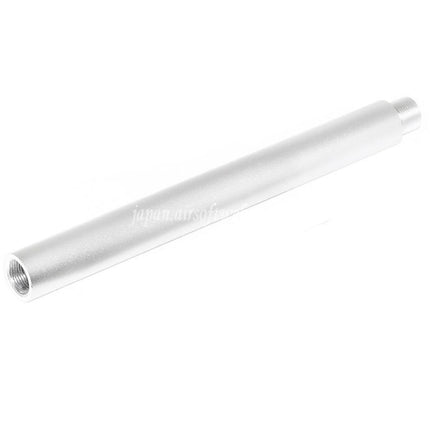 AIRSOFT WEBSITE 3/3.5  5/5.5  7/7.5インチアルミショートタイプアウターバレルエクステンションチューブ -14mm CCW 反時計回りネジ AEG GBBライフル用