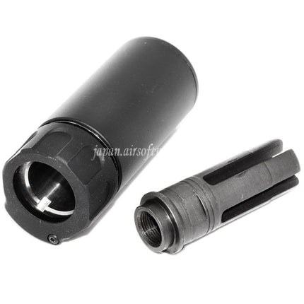 5KU 94mm QD ミニサプレッサー サイレンサー（フラッシュハイダー付き、-14mm 反時計回りネジ付きバレルライフル用）
