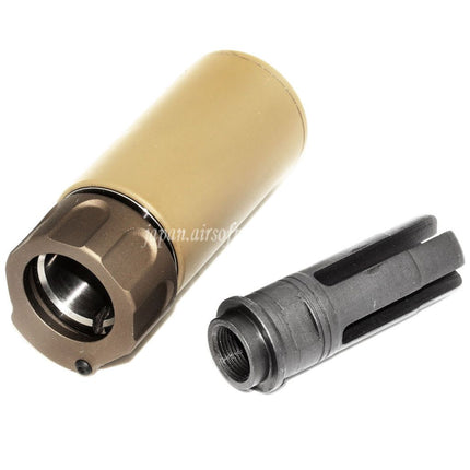 5KU 94mm QD ミニサプレッサー サイレンサー（フラッシュハイダー付き、-14mm 反時計回りネジ付きバレルライフル用）