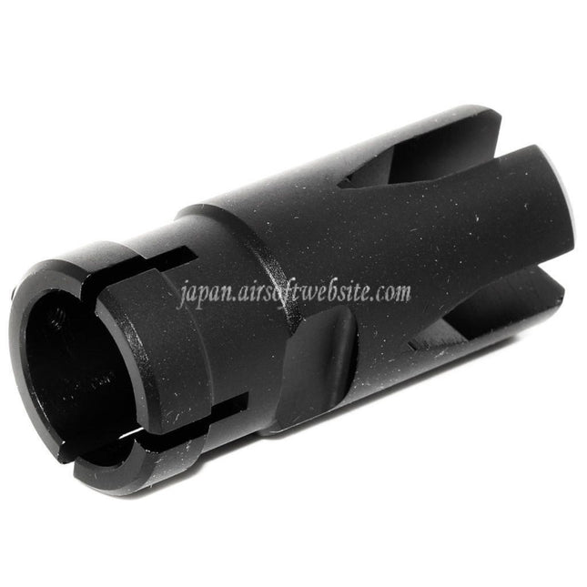 GOLDEN EAGLE 51mm G36 マズルブレーキ フラッシュハイダー -14mm CCW 反時計回りネジ式バレルライフル エアソフトガン対応 ブラック