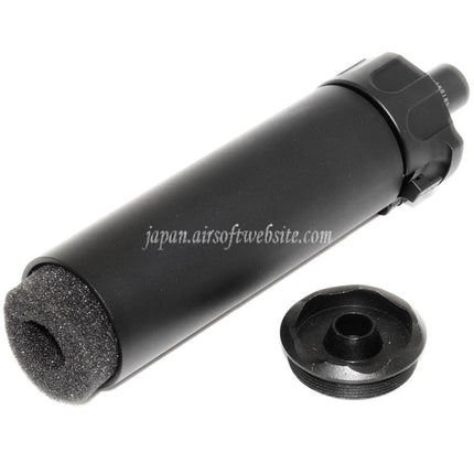 5KU 133mm SOCOM46 ミニサプレッサー サイレンサー（フラッシュハイダー付き）+12mm CW 時計回りネジ式バレルライフル用