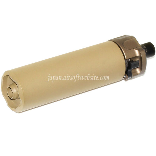 5KU 133mm SOCOM46 ミニサプレッサー サイレンサー（フラッシュハイダー付き）+12mm CW 時計回りネジ式バレルライフル用