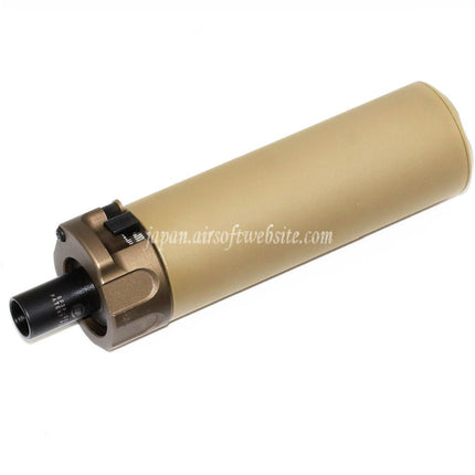 5KU 133mm SOCOM46 ミニサプレッサー サイレンサー（フラッシュハイダー付き）+12mm CW 時計回りネジ式バレルライフル用