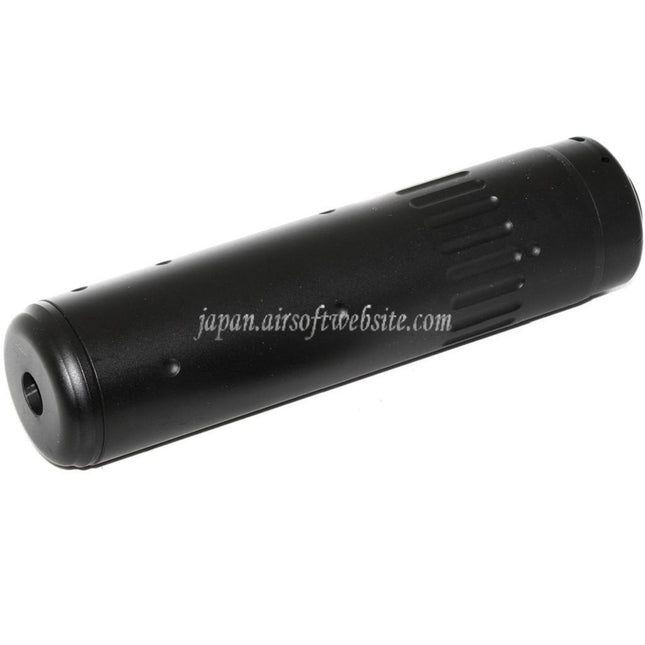 CYMA 150mm AAC SCAR-SD 5.56 QDサイレンサー サプレッサー（フラッシュハイダー付き）-14mm CCW 反時計回りネジバレル ライフル用 ブラック