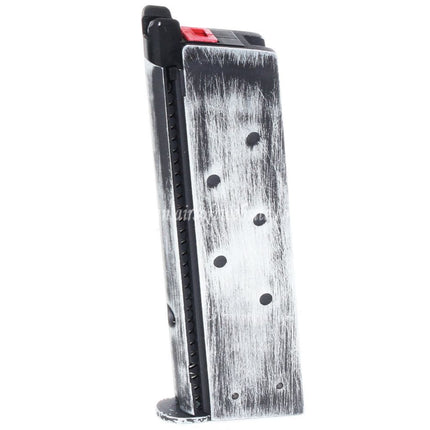 ARMORER WORKS AW 16発ガスマガジン EMG SAI RED / AW NEシリーズ / WE シングルスタック 1911シリーズ GBBピストル対応 エアソフト