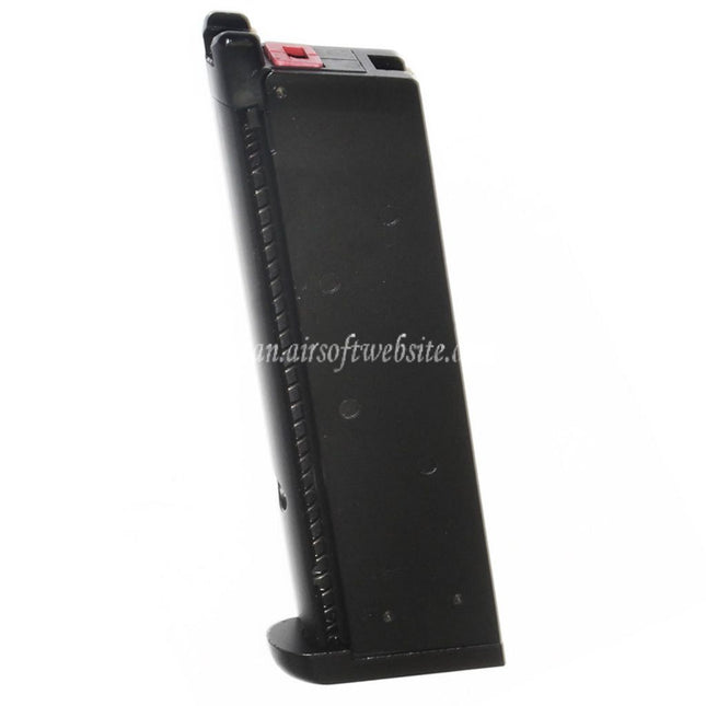 ARMORER WORKS AW 16発タクティカルガスマガジン EMG SAI RED / AW NEシリーズ / WE シングルスタック 1911シリーズ GBBピストル対応 エアソフト ブラック