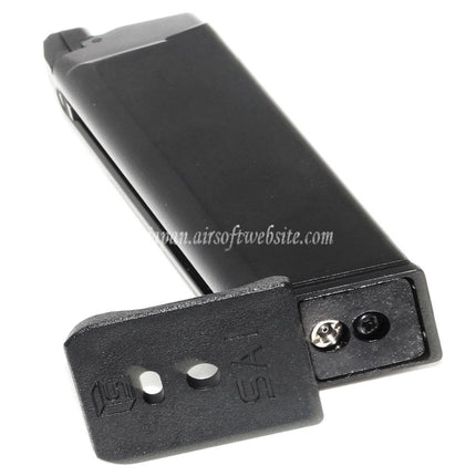 EMG SAI™ BLU 25発ガスマガジン G17 G18C G34 G35 GシリーズGBBピストル対応 エアソフトガン ブラック