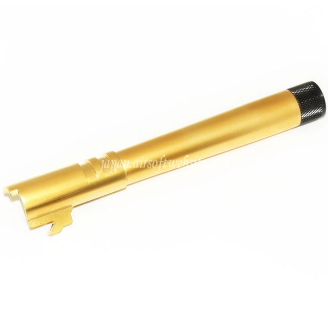 EMGライセンス取得済み STI™ DVC 3-GUN 132mm/138mm アウターバレル バレルカバー付き EMG DVC 3-GUN / AW / WE / 東京マルイ HI-CAPA 5.4バリアント GBBピストル対応 ゴールド