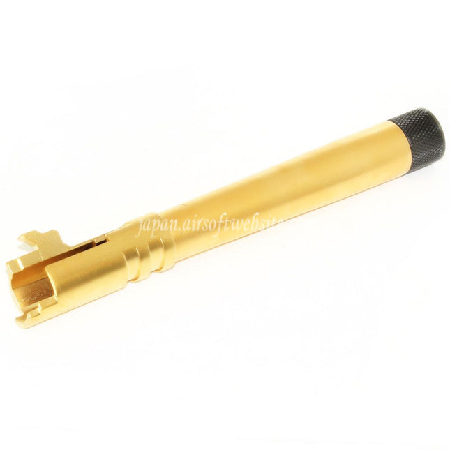 EMGライセンス取得済み STI™ DVC 3-GUN 132mm/138mm アウターバレル バレルカバー付き EMG DVC 3-GUN / AW / WE / 東京マルイ HI-CAPA 5.4バリアント GBBピストル対応 ゴールド
