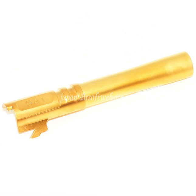 EMGライセンス取得済み SAI™ 2011 DS 123mm/127mmアウターバレルEMG SAI 2011 DS 5.1 HI-CAPA GBBピストルに適合エアソフト ゴールド