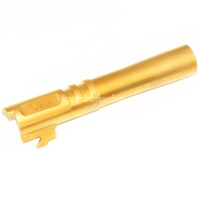 EMGライセンス取得済み SAI™ 2011 DS 106mm/110mmアウターバレル（EMG SAI 2011 DS 4.3 HI-CAPA GBBピストルに適合） エアソフト ゴールド