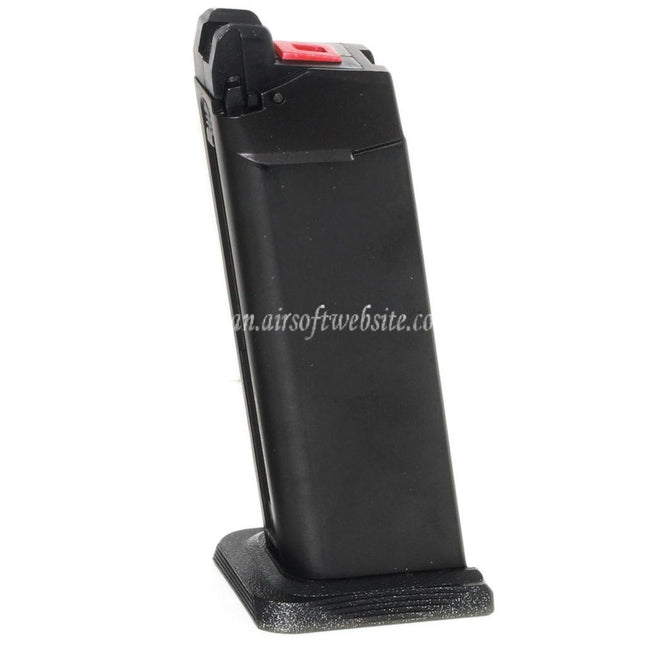 EMGライセンス取得 SAI™ BLU COMPACT 23発ガスマガジン G19 G23 G26シリーズGBBピストル対応 エアソフトガン ブラック