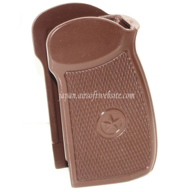 WE (WE-TECH) ポリマーグリップカバー WE MAKAROV GBBピストル対応 エアソフトガン ブラウン