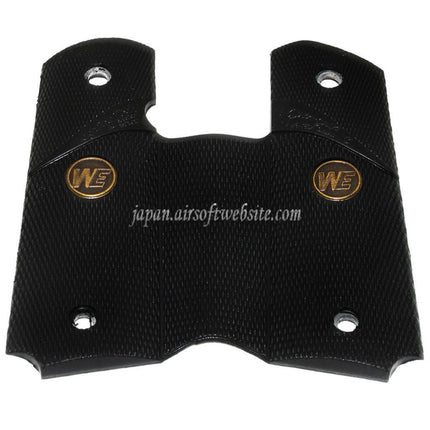 WE (WE-TECH) メタルラバーグリップカバー DOUBLE BELL ARMY AW WE KJ 東京マルイ M1911 M.E.U シリーズ70 M45A1 WARRIOR GBB ピストル エアソフトガン ブラック