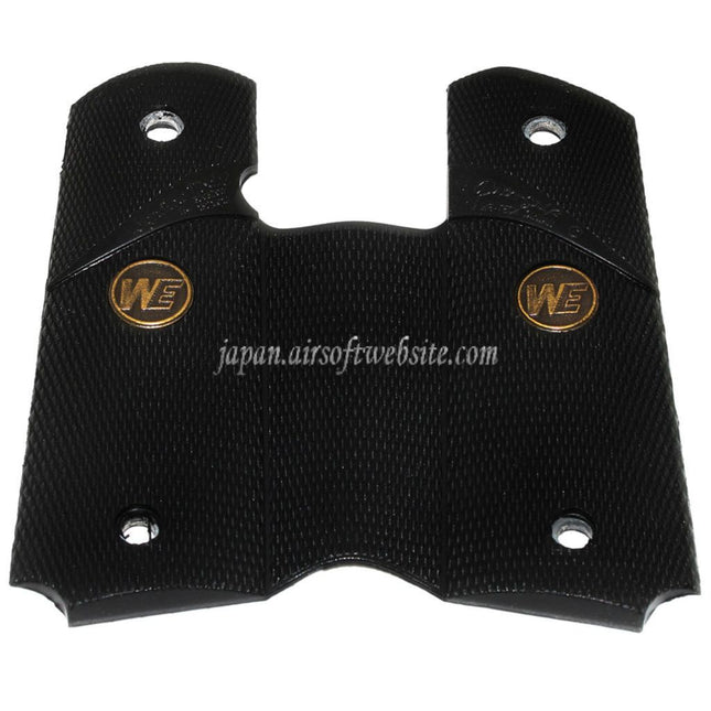 WE (WE-TECH) メタルラバーグリップカバー DOUBLE BELL ARMY AW WE KJ 東京マルイ M1911 M.E.U シリーズ70 M45A1 WARRIOR GBB ピストル エアソフトガン ブラック