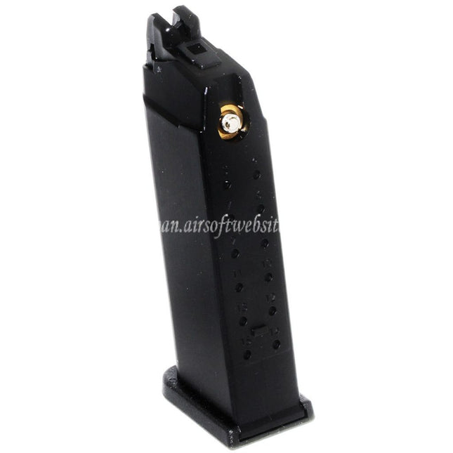 WE (WE-TECH) 23発 MOS ガスマガジン オプティックレディスライドバージョン EMG SAI BLU COMPACT WE AW VX9 G19シリーズ GBBピストル用 エアソフトガン ブラック