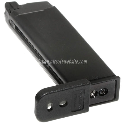 WE (WE-TECH) 23発 MOS ガスマガジン オプティックレディスライドバージョン EMG SAI BLU COMPACT WE AW VX9 G19シリーズ GBBピストル用 エアソフトガン ブラック