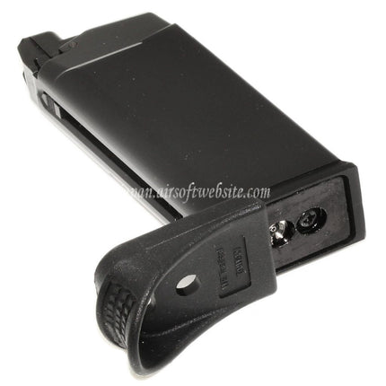 WE (WE-TECH) 15発ガスマガジン DOUBLE BELL / WE / 東京マルイ G26 G27 シリーズ GBB ピストル対応 ブラック