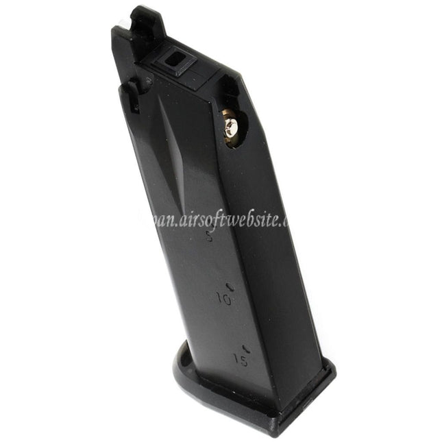 WE (WE-TECH) 23発ガスマガジン スタンダードおよびコンパクト P99シリーズ GBBピストル対応 エアソフトガン ブラック