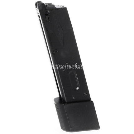 WE (WE-TECH) 30発 Burton Bio 拡張ガスマガジン AW MBシリーズ / KJW / 東京マルイ / WE 902 M9 M92シリーズ GBBピストル対応 エアソフトガン ブラック