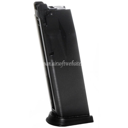 WE (WE-TECH) 24発ガスマガジン CYBERGUN SWISS ARMS P229 WE F228 F229シリーズ GBBピストル対応 エアソフトガン ブラック
