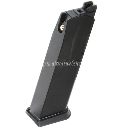 WE (WE-TECH) 24発ガスマガジン CYBERGUN SWISS ARMS P229 WE F228 F229シリーズ GBBピストル対応 エアソフトガン ブラック