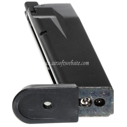 WE (WE-TECH) 24発ガスマガジン CYBERGUN SWISS ARMS P229 WE F228 F229シリーズ GBBピストル対応 エアソフトガン ブラック