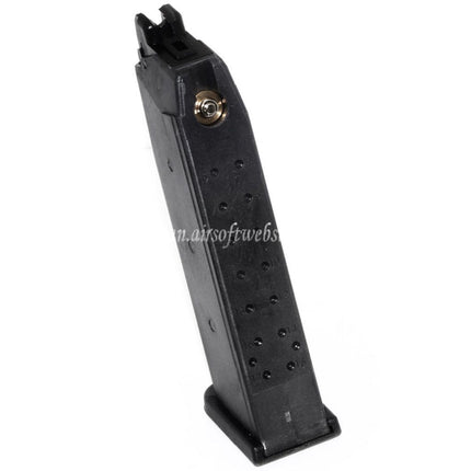 WE (WE-TECH) 25発ポリマーガスマガジン Stark Arms S17 S18 S19 G17 G18C G34 G35 Gシリーズ GBBピストル対応 エアソフトガン ブラック
