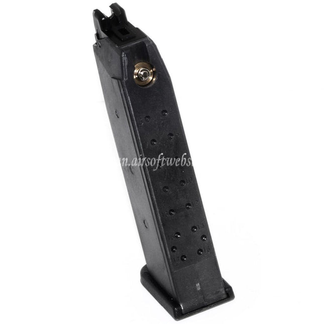 WE (WE-TECH) 25発ポリマーガスマガジン Stark Arms S17 S18 S19 G17 G18C G34 G35 Gシリーズ GBBピストル対応 エアソフトガン ブラック