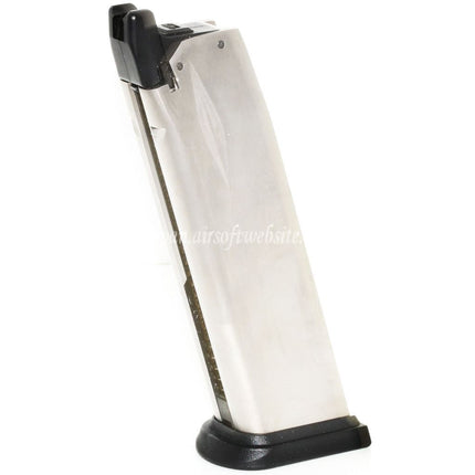 Air Venturi Springfield Armory 25発ガスマガジン WE(WE-TECH) Air Venturi Springfield Armory XDMシリーズ GBBピストル対応 エアソフトガン シルバー