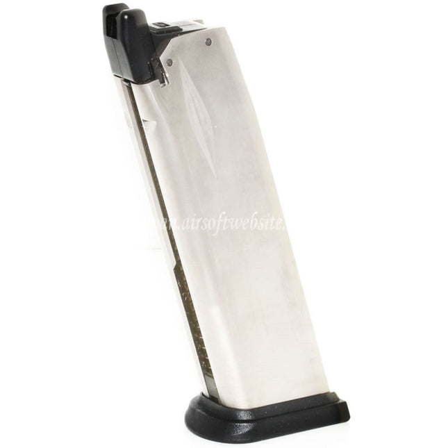 Air Venturi Springfield Armory 25発ガスマガジン WE(WE-TECH) Air Venturi Springfield Armory XDMシリーズ GBBピストル対応 エアソフトガン シルバー