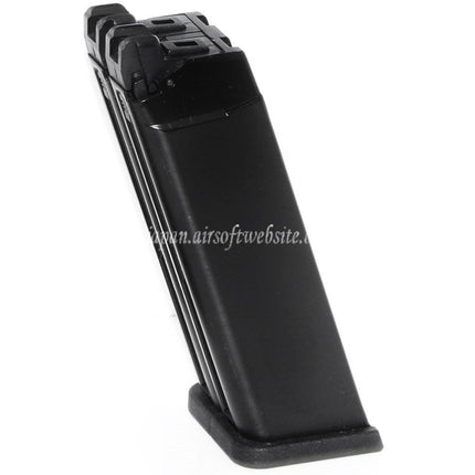 WE (WE-TECH) 48発ガスマガジン WE G17 G18C G19 G34 ダブルバレルシリーズ GBBピストル対応 エアソフトガン ブラック