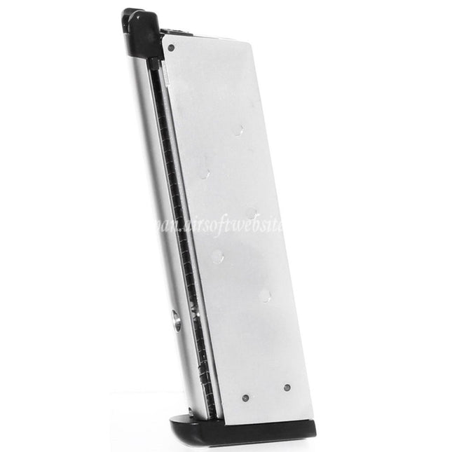 WE (WE-TECH) 16発タクティカルガスマガジン EMG SAI RED / AW NEシリーズ / WE シングルスタック 1911シリーズ GBBピストル対応 エアソフトガン