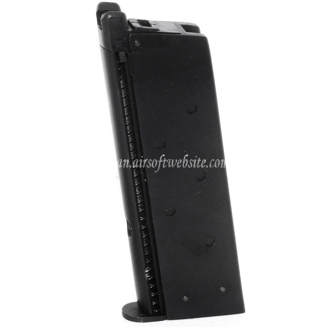 WE (WE-TECH) 13発ガスマガジン AW COMPACT NE10シリーズ / WE シングルスタック ミニ 1911シリーズ GBBピストル対応 エアソフトガン ブラック