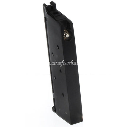 WE (WE-TECH) 13発ガスマガジン AW COMPACT NE10シリーズ / WE シングルスタック ミニ 1911シリーズ GBBピストル対応 エアソフトガン ブラック