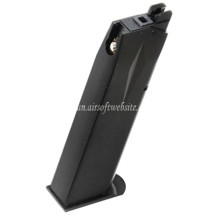 WE (WE-TECH) 26発ガスマガジン CYBERGUN SWISS ARMS P226 WE F226 E2シリーズ GBBピストル対応 エアソフトガン ブラック