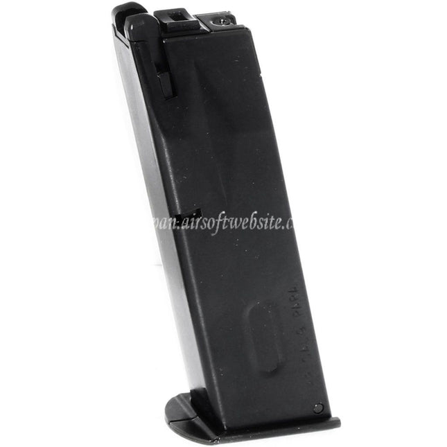 WE (WE-TECH) 26発ガスマガジン スチールハウジング AW MBシリーズ / KJW / 東京マルイ / WE 902 M9 M92 GBBピストル対応 エアソフトガン ブラック