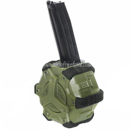 WE (WE-TECH) 350発ガスドラムマガジン HI-CAPA GBBピストル対応