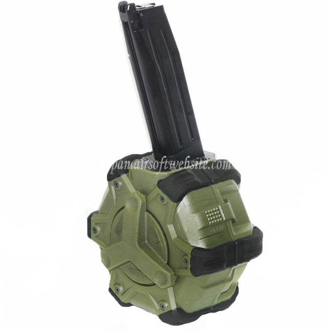 WE (WE-TECH) 350発ガスドラムマガジン HI-CAPA GBBピストル対応