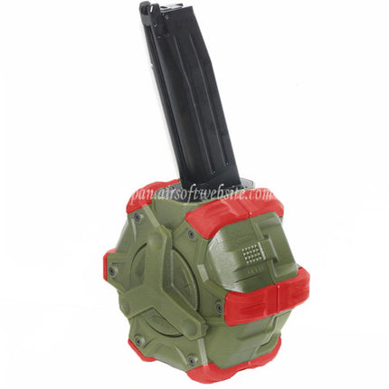 WE (WE-TECH) 350発ガスドラムマガジン HI-CAPA GBBピストル対応