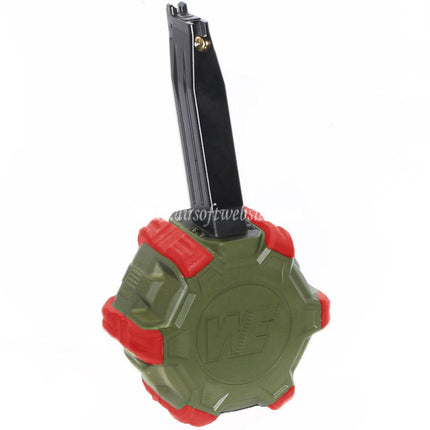 WE (WE-TECH) 350発ガスドラムマガジン HI-CAPA GBBピストル対応