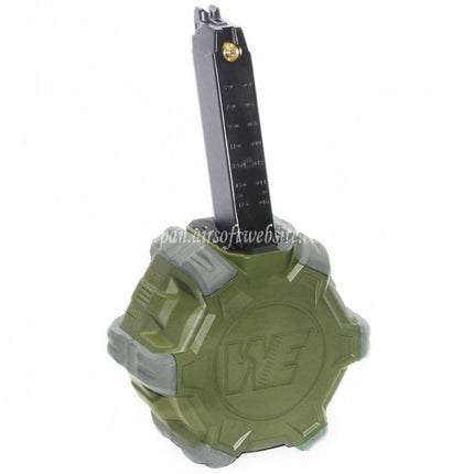 WE (WE-TECH) 350発ガスドラムマガジン G17 G18C Gシリーズ GBBピストル対応